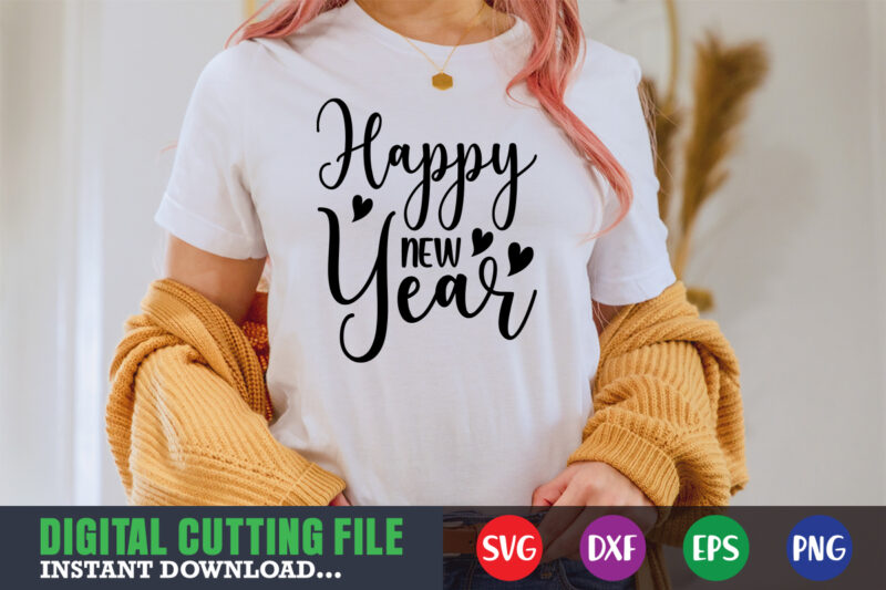 Happy new year SVG