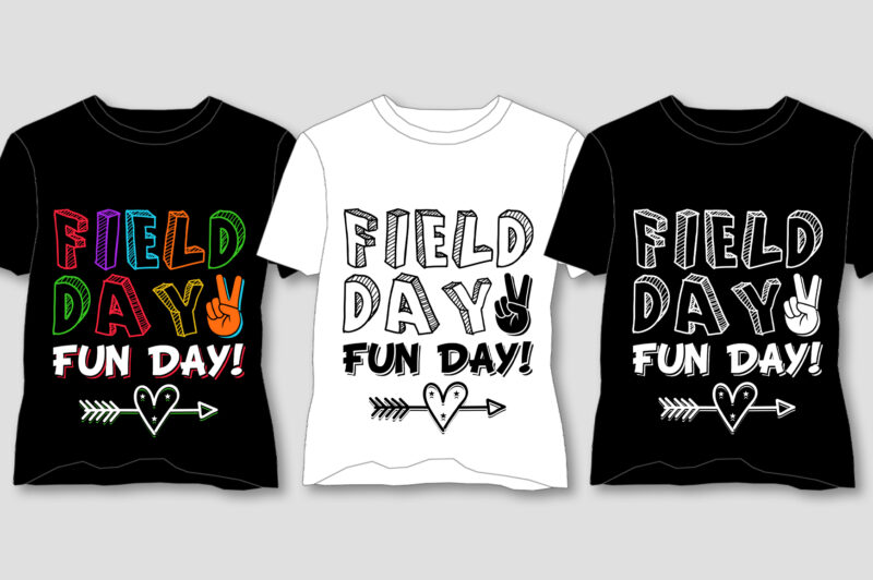 Field Day T-Shirt Design Bundle