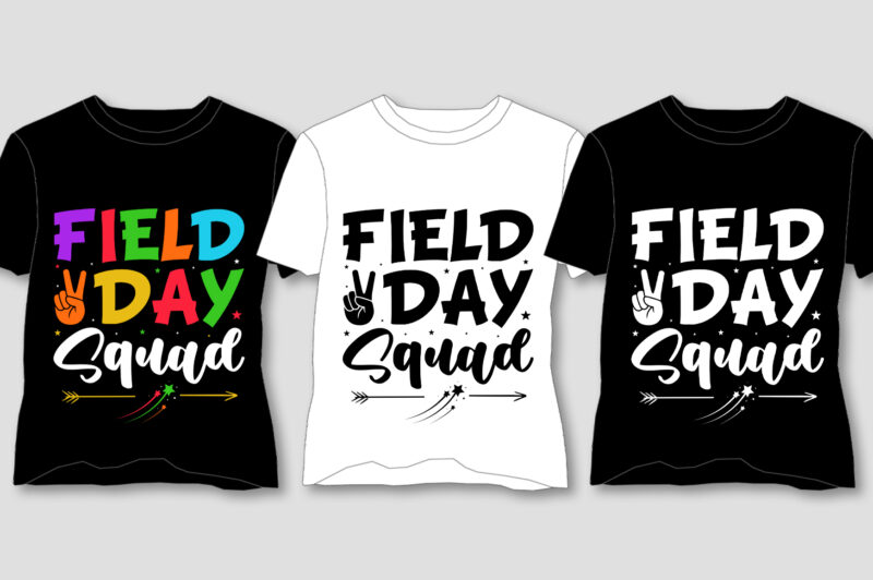 Field Day T-Shirt Design Bundle