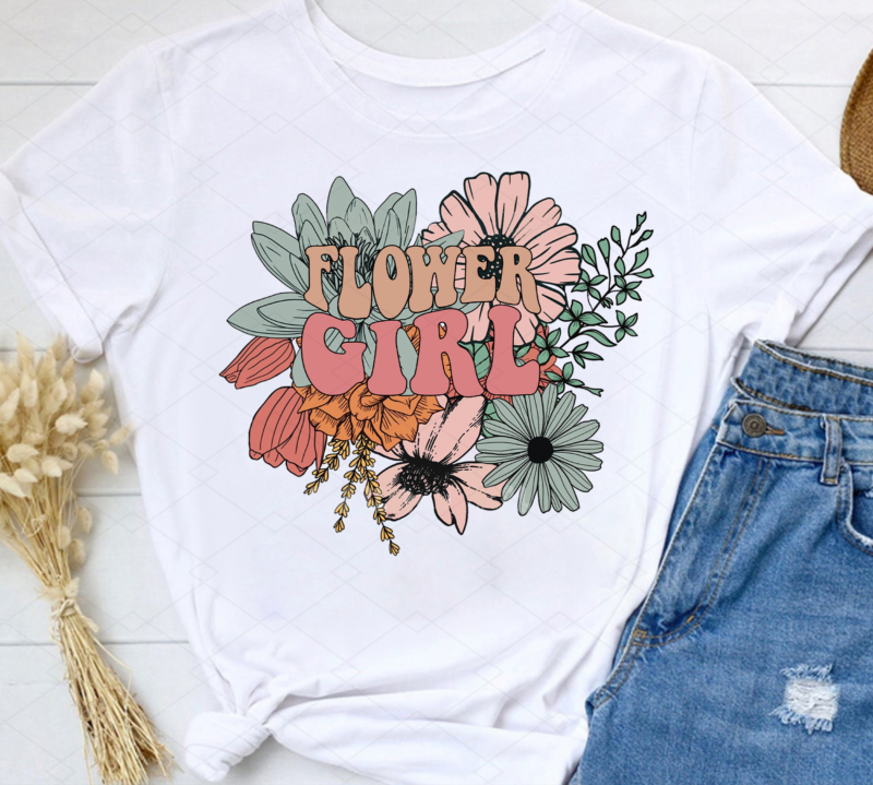 Flower girl tee best sale shirt