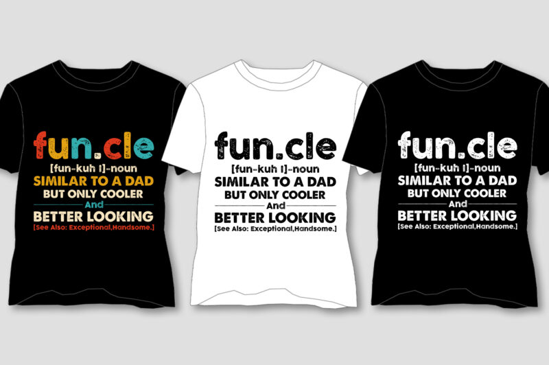 Dad T-Shirt Design Bundle