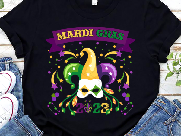 Funny mardi gras 2023 jester hat party matching family group nc t shirt graphic design