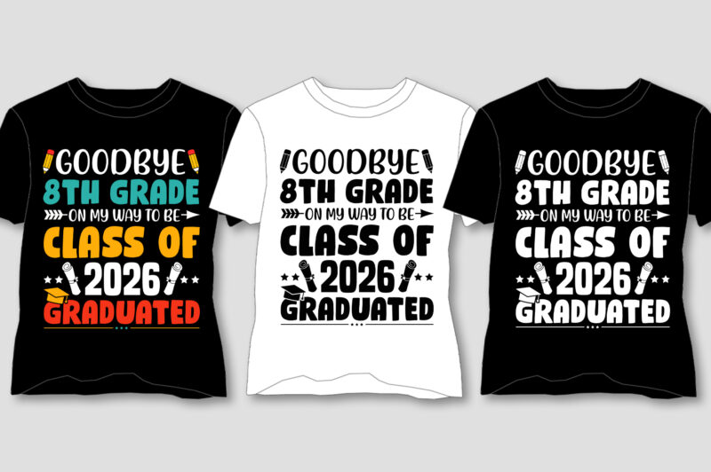 Graduate T-Shirt Design Bundle