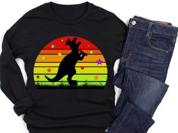 Graduate sunset colorful t-shirt graphic