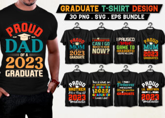 Graduate T-Shirt Design Bundle