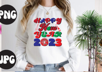 Happy New Year 2023 retro design, Happy New Year 2023 SVG design, New Year’s 2023 Png, New Year Same Hot Mess Png, New Year’s Sublimation Design, Retro New Year Png,