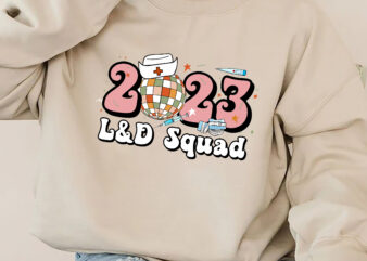 Happy New Year 2023 L_D Nurse Squad New Years Eve Party Png, Happy New Year, Nurse New Year, Gift For Nurse PNG File TC graphic t shirt
