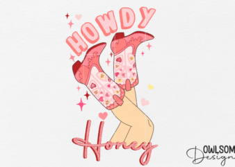 Howdy Honey Cogirl Valentine graphic t shirt