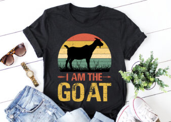 I Am The GOAT T-Shirt Design