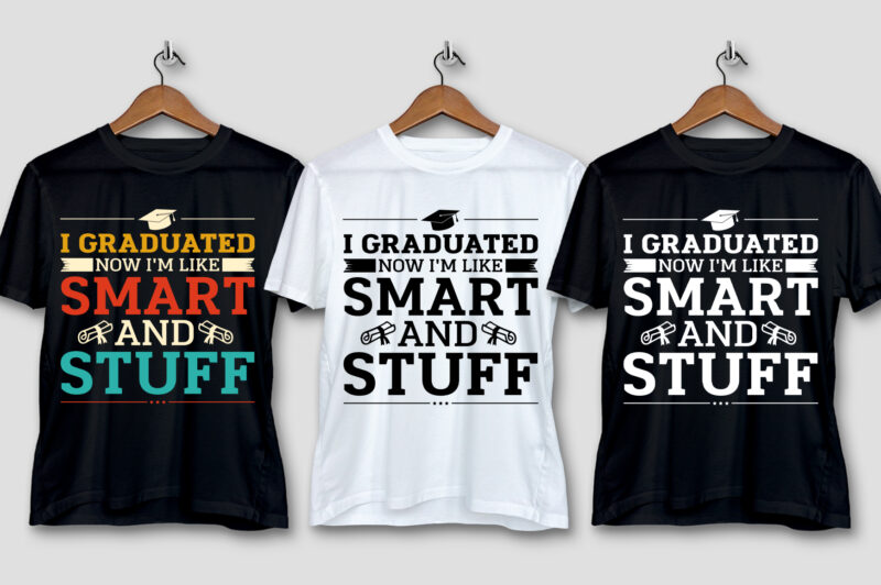 Graduate T-Shirt Design Bundle