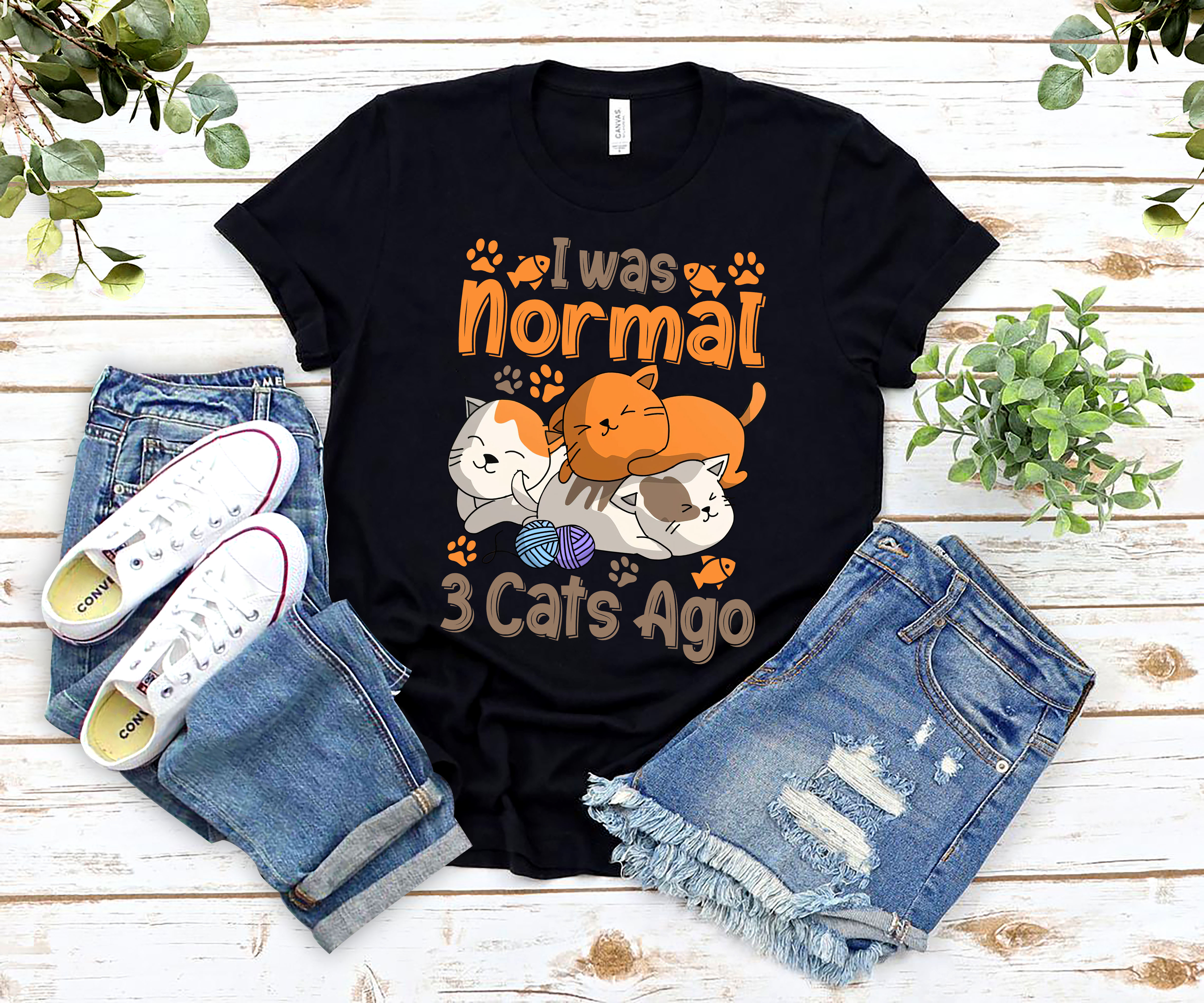 I Was Normal 3 Cats Ago Cat Love Funny cat Cat Love Gift