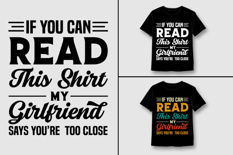 Husband Girlfriend T-Shirt Design Bundle