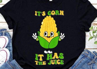 It’s Corn It Has The Juice Funny Corns Costume Retro Groovy NL