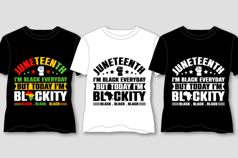 Juneteenth T-Shirt Design Bundle