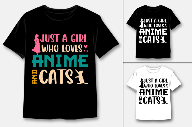 Cat T-Shirt Design Bundle