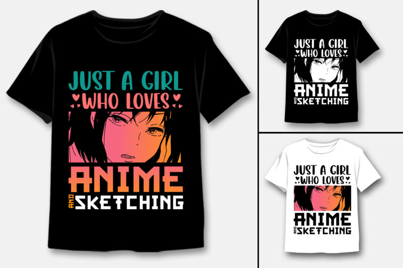 Just A Girl Who Loves T-Shirt Design Bundle