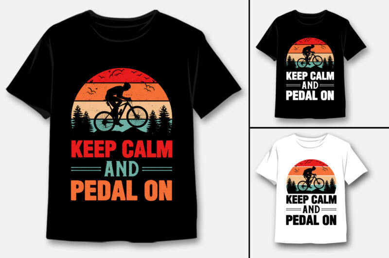 Motorcycle Cycling T-Shirt Design Bundle