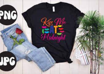 Kiss Me At Midnight retro design, Kiss Me At Midnight SVG design, New Year’s 2023 Png, New Year Same Hot Mess Png, New Year’s Sublimation Design, Retro New Year Png,