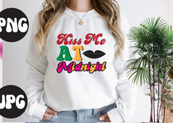 Kiss Me At Midnight retro design, Kiss Me At Midnight SVG design, New Year’s 2023 Png, New Year Same Hot Mess Png, New Year’s Sublimation Design, Retro New Year Png,