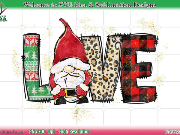 Christmas love santa shirt png sublimation design Christmas love santa shirt png sublimation design