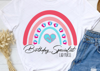 Labor and Delivery Nurse Png, Labor and Delivery Nurse Gift, L and D Nurse Png, Ob Nurse Shirt, RN Gift, Mother Baby Nurse PNG File TC