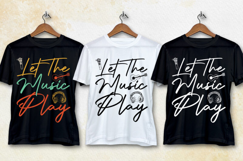 Music T-Shirt Design Bundle