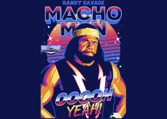 Macho Man t shirt designs for sale