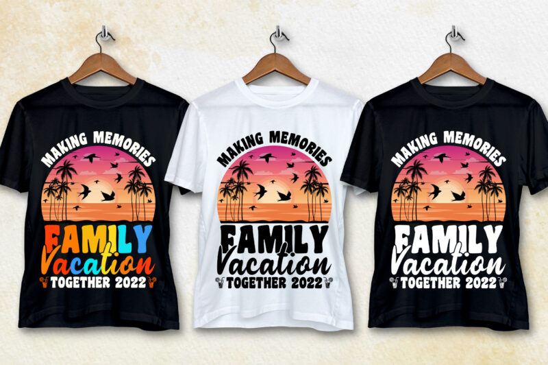 Summer Sunset T-Shirt Design Bundle