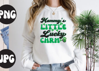 Mammy’s little Lucky charm retro design, Mammy’s little Lucky charm, St Patrick’s Day Bundle,St Patrick’s Day SVG Bundle,Feelin Lucky PNG, Lucky Png, Lucky Vibes, Retro Smiley Face, Leopard Png, St