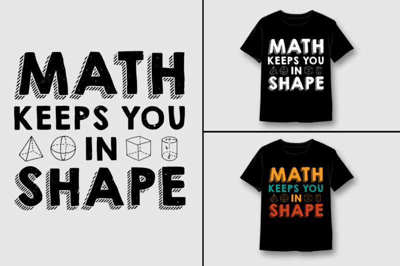Math T-Shirt Design Bundle