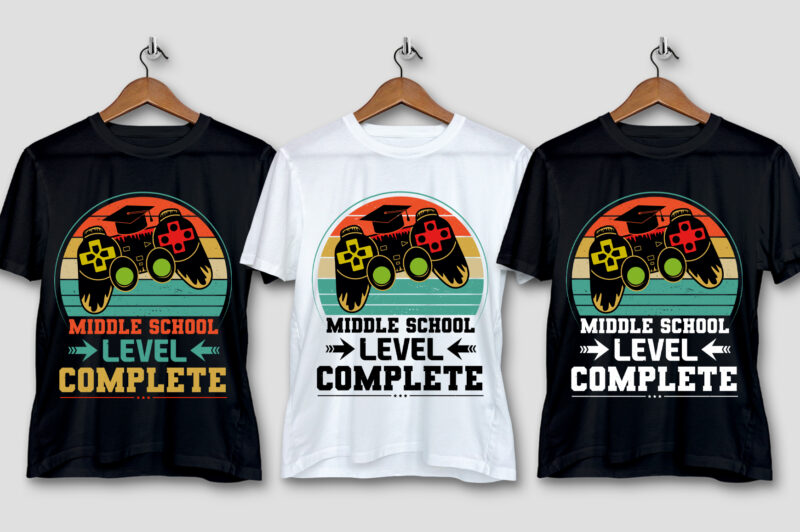 School Colorful T-Shirt Design Bundle