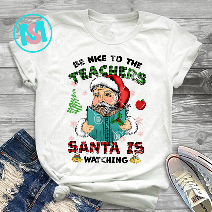 Merry Christmas Teacher part 3, Teacher PNG, Christmas Tree PNG Digital Download