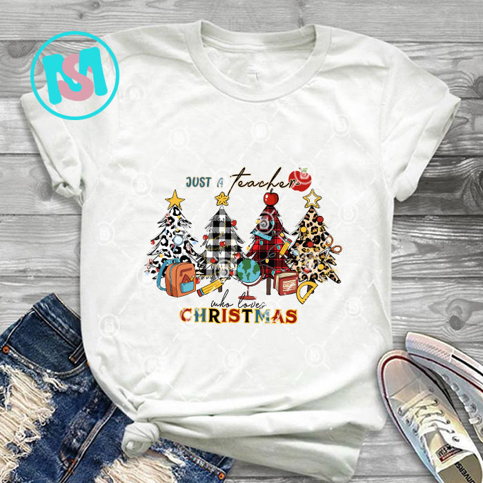 Merry Christmas Teacher part 3, Teacher PNG, Christmas Tree PNG Digital Download