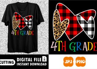 4TH GRADE Valentine shirt print template