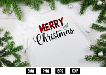 Merry Christmas Shirt Design Template