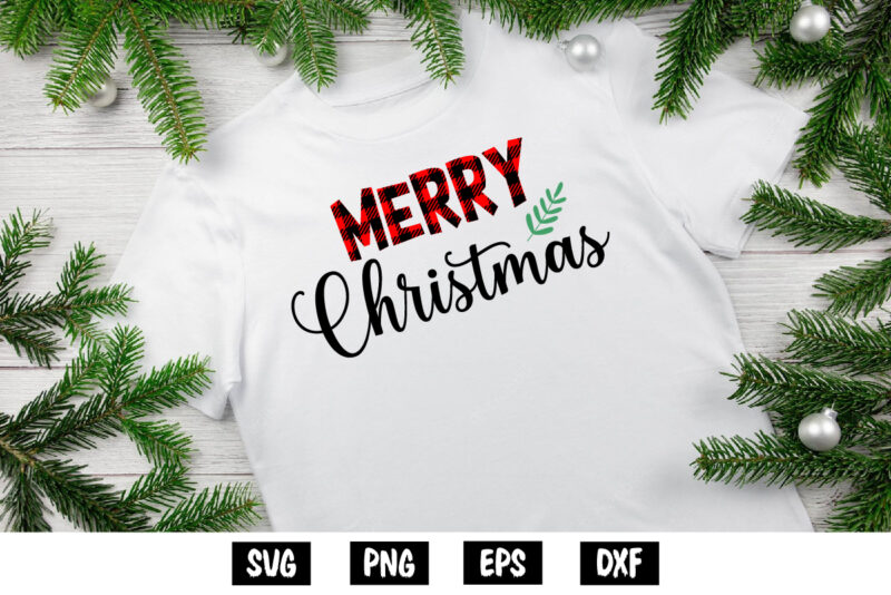 Merry Christmas Shirt Design Template