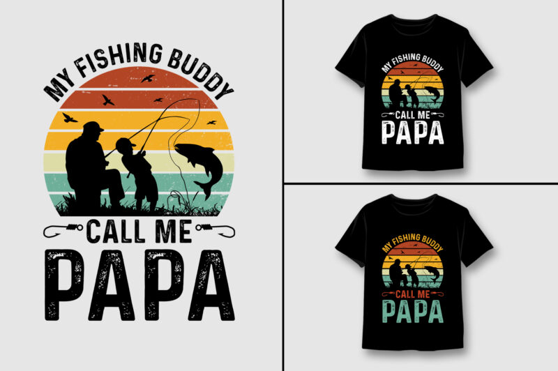 Vintage Retro Sunset T-Shirt Design Bundle,