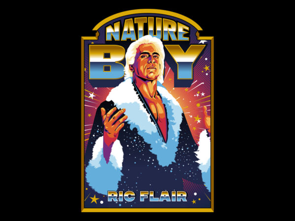 Nature boy T shirt vector artwork