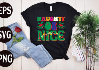 Naughty or nice Retro T shirt design, Naughty or nice SVG cut file, Naughty or nice SVG design, Christmas Png, Retro Christmas Png, Leopard Christmas, Smiley Face Png, Christmas Shirt