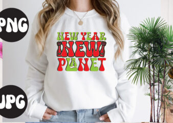 New Year New Planet Retro design, New Year New Planet SVG design, New Year’s 2023 Png, New Year Same Hot Mess Png, New Year’s Sublimation Design, Retro New Year Png,