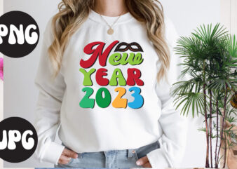 New Year 2023 retro design, New Year 2023 SVG design, New Year’s 2023 Png, New Year Same Hot Mess Png, New Year’s Sublimation Design, Retro New Year Png, Happy New