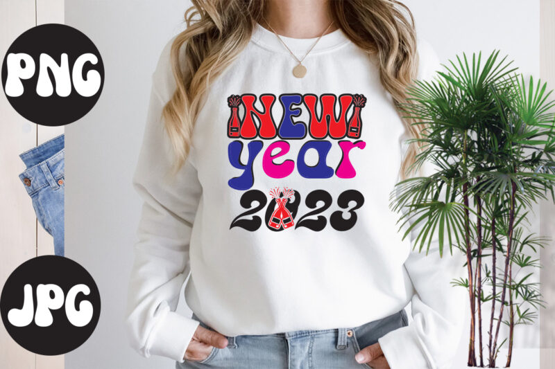 New Year 2023 retro design, New Year 2023 SVG design, New Year's 2023 Png, New Year Same Hot Mess Png, New Year's Sublimation Design, Retro New Year Png, Happy New