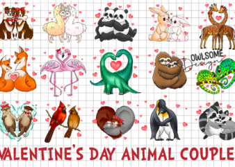 Valentine’s Day Animal Couple Bundle