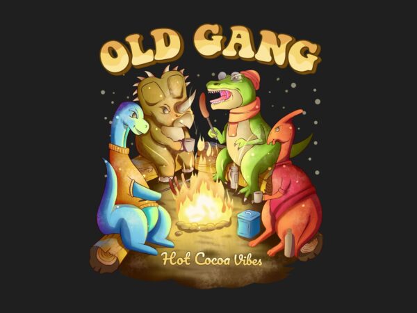 Dinosaur cartoon t-shirt design illustration, dinosaur tshirt design png, party animals design,
