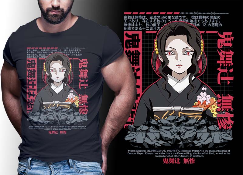 ANIME PART#4 DEMON SLAYER EDITION TSHIRT DESIGNS BUNDLE