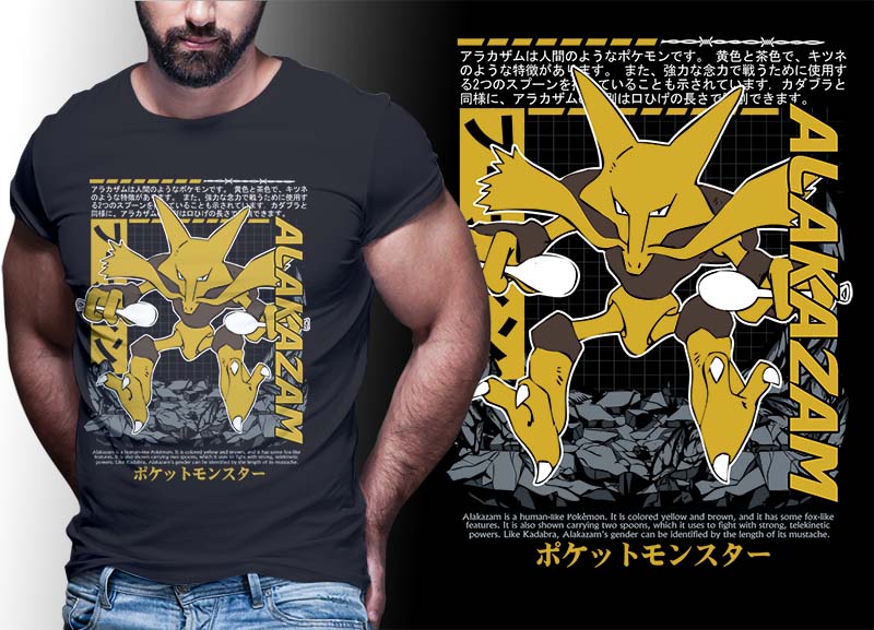 ANIME PART#4 POKEMON EDITION TSHIRT DESIGNS BUNDLE