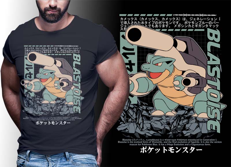 ANIME PART#4 POKEMON EDITION TSHIRT DESIGNS BUNDLE