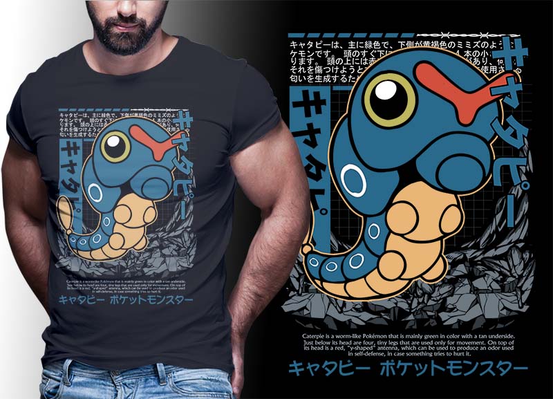 ANIME PART#4 POKEMON EDITION TSHIRT DESIGNS BUNDLE