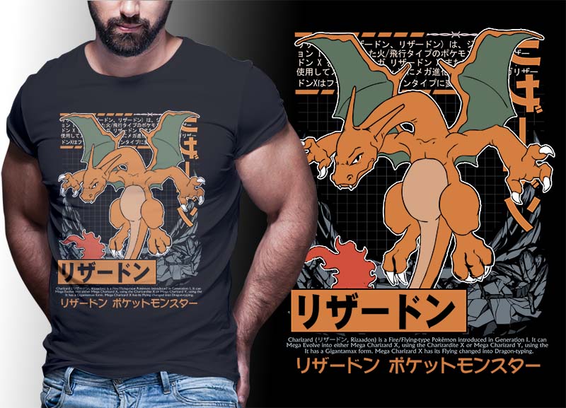 ANIME PART#4 POKEMON EDITION TSHIRT DESIGNS BUNDLE