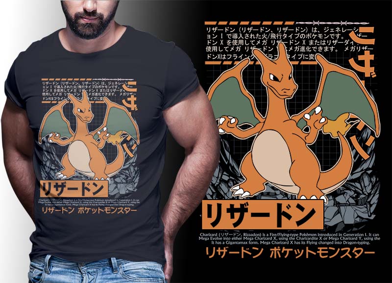 ANIME PART#4 POKEMON EDITION TSHIRT DESIGNS BUNDLE